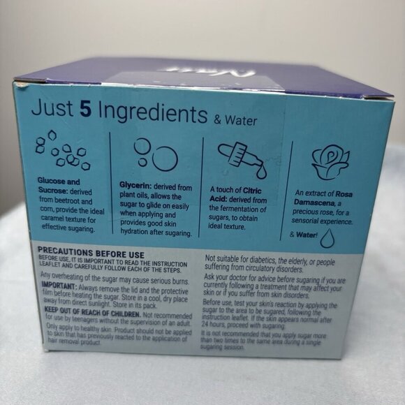 Nair Spa Sugar Hair Remover 8.5 oz All Over Body Formula New Sealed - Picture 3 of 4